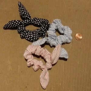New bunny ear scrunchies